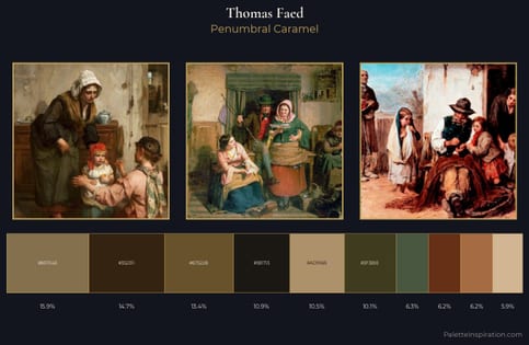 Thomas Faed Palette 2 - Penumbral Caramel