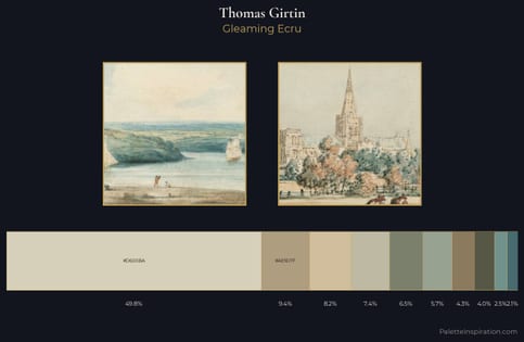 Thomas Girtin Palette 1 - Gleaming Ecru