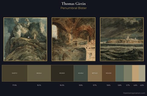 Thomas Girtin Palette 5 - Penumbral Bister
