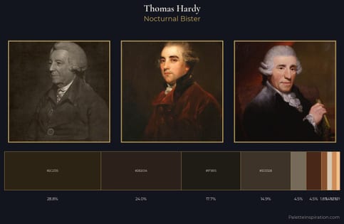 Thomas Hardy Palette 4 - Nocturnal Bister