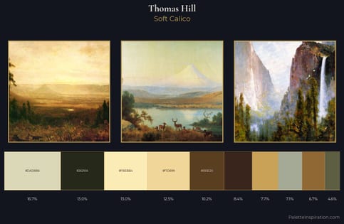 Thomas Hill Palette 4 - Soft Calico