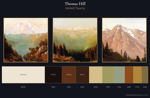 Thomas Hill Palette 9 - Veiled Tawny