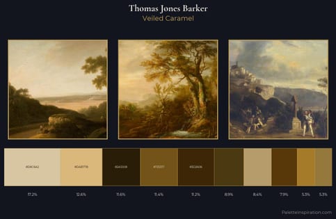 Thomas Jones Barker Palette 5 - Veiled Caramel