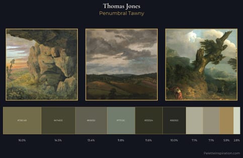 Thomas Jones Palette 5 - Penumbral Tawny