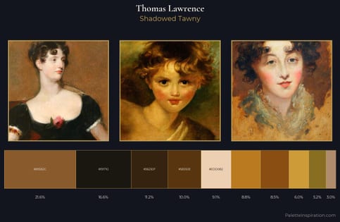 Thomas Lawrence Palette 5 - Shadowed Tawny