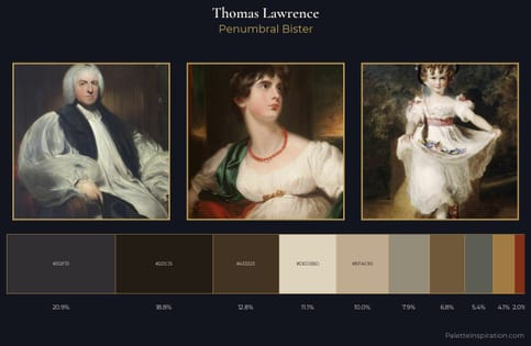 Thomas Lawrence Palette 6 - Penumbral Bister