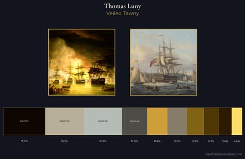 Thomas Luny Palette 1 - Veiled Tawny