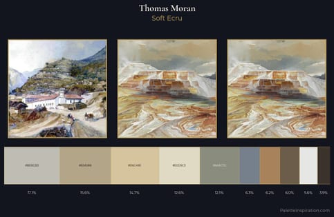 Thomas Moran Palette 1 - Soft Ecru