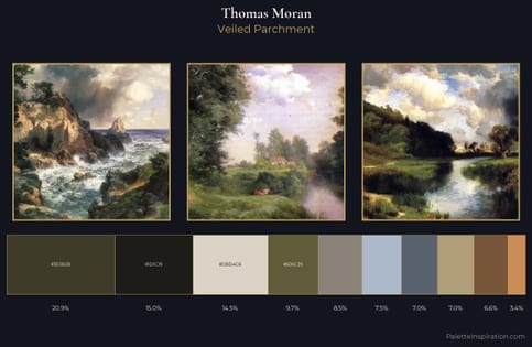 Thomas Moran Palette 13