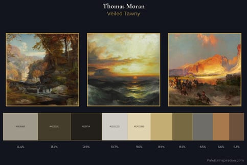 Thomas Moran Master Palette