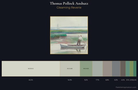 Thomas Pollock Anshutz Palette 3 - Gleaming Reverie