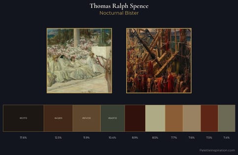 Thomas Ralph Spence Palette 1 - Nocturnal Bister