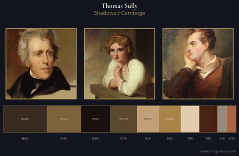 Thomas Sully Palette 6 - Shadowed Gamboge