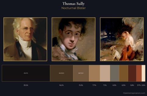 Thomas Sully Palette 7 - Nocturnal Bister