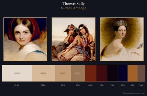 Thomas Sully Palette 8 - Muted Gamboge