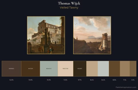 Thomas Wijck Palette 1 - Veiled Tawny