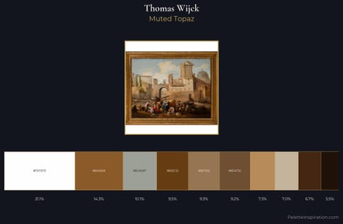 Thomas Wijck Palette 2 - Muted Topaz