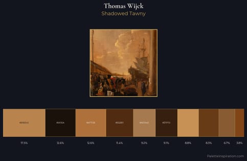 Thomas Wijck Palette 4 - Shadowed Tawny