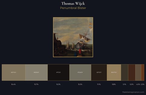 Thomas Wijck Palette 5 - Penumbral Bister