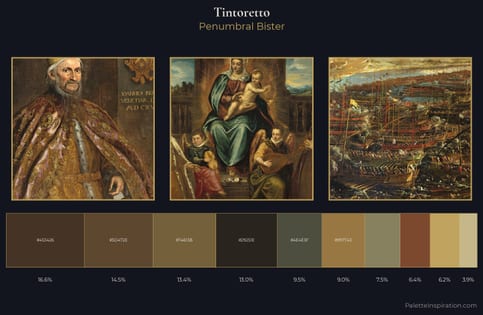 Tintoretto Palette 7 - Penumbral Bister