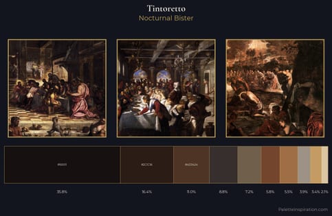 Tintoretto Palette 10 - Nocturnal Bister
