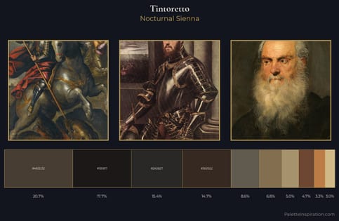 Tintoretto Palette 14 - Nocturnal Sienna
