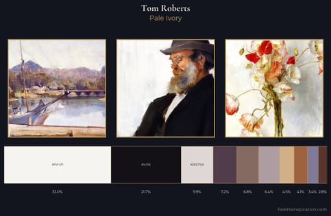 Tom Roberts Palette 5 - Pale Ivory