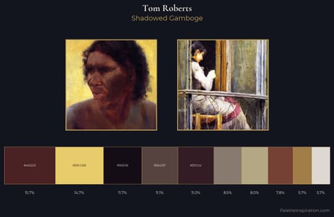 Tom Roberts Palette 8 - Shadowed Gamboge