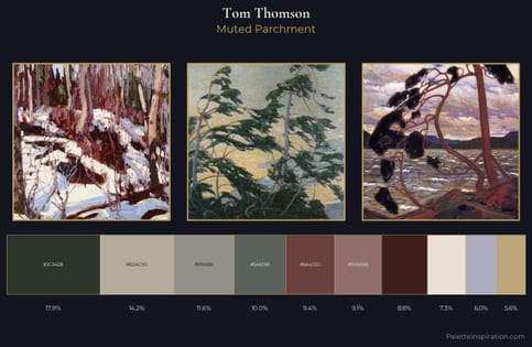 Tom Thomson Palette 1