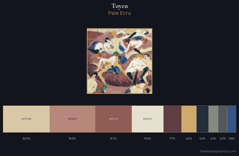 Toyen Palette 2 - Pale Ecru