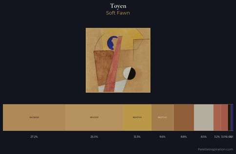 Toyen Palette 3 - Soft Fawn