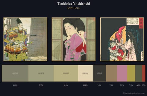 Tsukioka Yoshitoshi Palette 4 - Soft Ecru