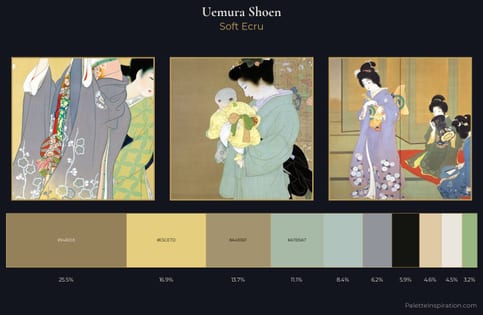 Uemura Shoen Palette 1 - Soft Ecru