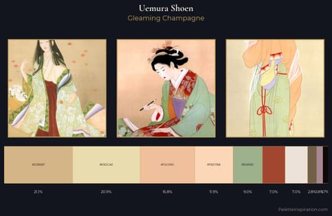 Uemura Shoen Palette 2 - Gleaming Champagne