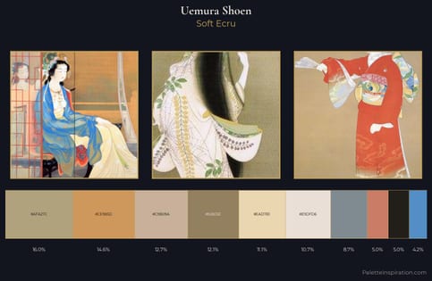 Uemura Shoen Palette 3 - Soft Ecru