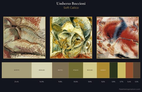 Umberto Boccioni Palette 2