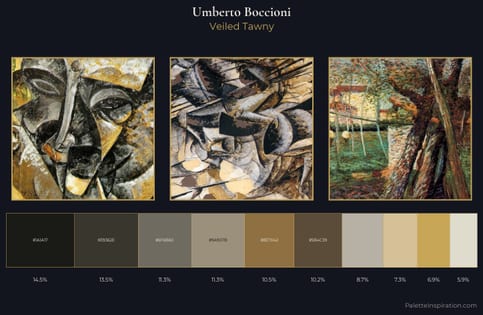Umberto Boccioni Palette 3