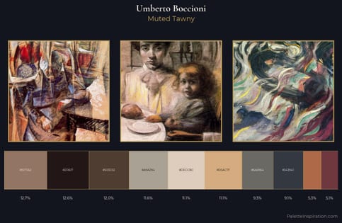 Umberto Boccioni Palette 5