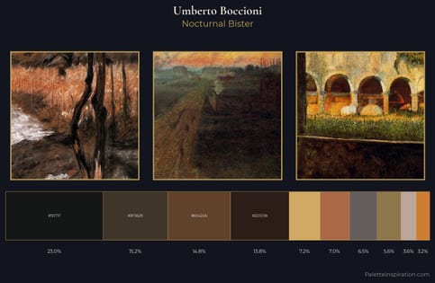 Umberto Boccioni Palette 8