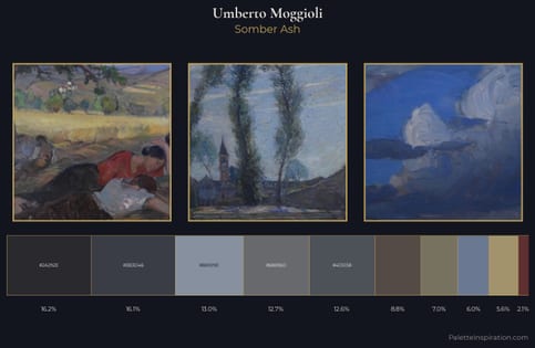 Umberto Moggioli Palette 1