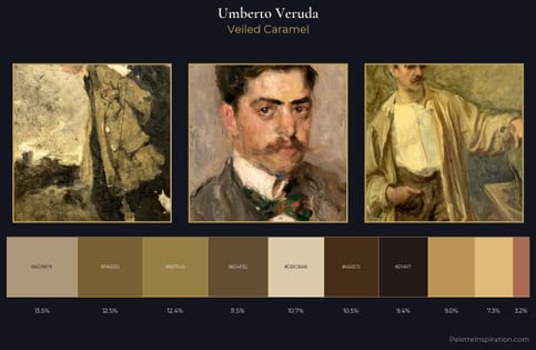 Umberto Veruda Palette 2 - Veiled Caramel