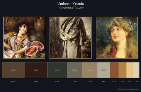 Umberto Veruda Palette 3 - Penumbral Tawny