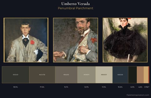 Umberto Veruda Palette 10 - Penumbral Parchment