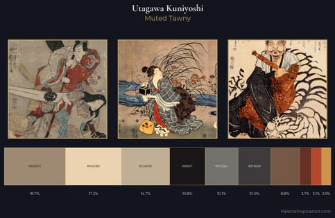 Utagawa Kuniyoshi Palette 9