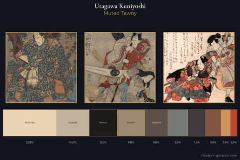 Utagawa Kuniyoshi Master Palette