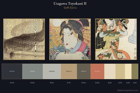 Utagawa Toyokuni II Master Palette