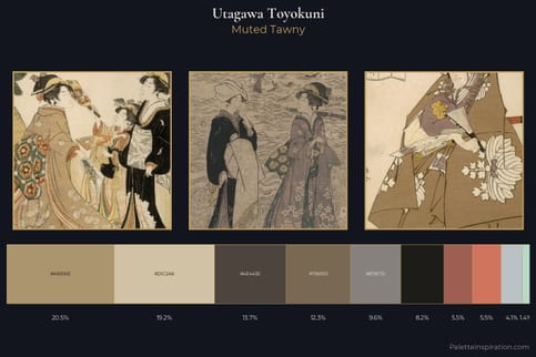 Utagawa Toyokuni Master Palette