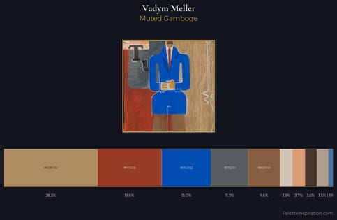 Vadym Meller Palette 2 - Muted Gamboge