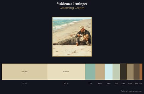 Valdemar Irminger Palette 1 - Gleaming Cream