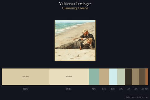 Valdemar Irminger Master Palette - Gleaming Cream